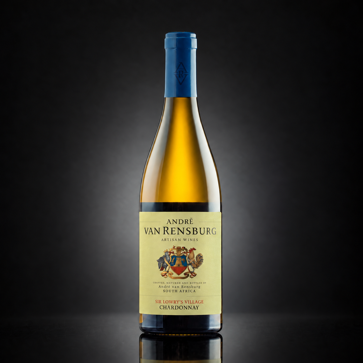 Sir Lowry’s Village Chardonnay wine bottle