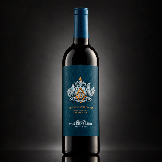 André van Rensburg Primus Inter Pares wine bottle
